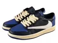 air jordan 1 basses soldes tracis scott black blue dm7866 001